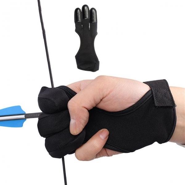 양궁 손가락보호대 패드 미끄럼방지 연습 훈련 장갑