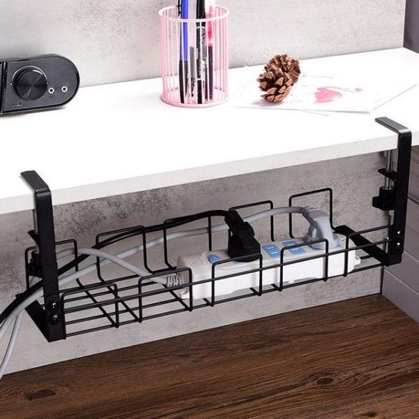 책상 멀티탭 거치대 보관함 콘센트 선반 무타공 DD-12804