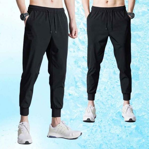 여름 밴딩 조거팬츠 쿨 스판 밴딩 트레이닝 바지