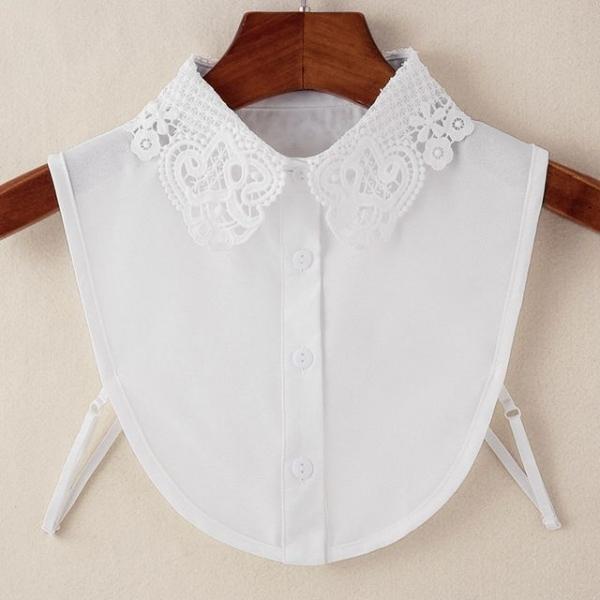 레이스 레이어드 넥 카라 페이크카라