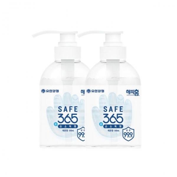 해피홈 손소독젤 겔타입 레몬향 500ml 2개