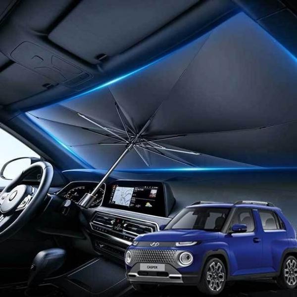 캐스퍼 우산형 햇빛가리개 차량용 앞유리커버 암막