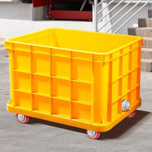 점보박스 200L 바퀴바구니 대형이동식 플라스틱바스켓