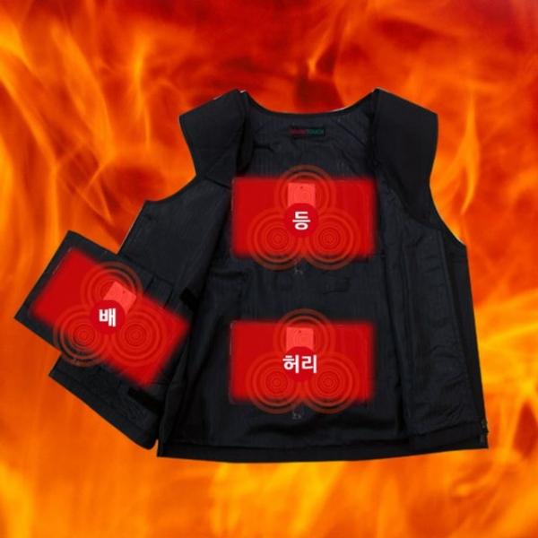 TCK 웜터치 발열조끼 TC-1001 Free사이즈