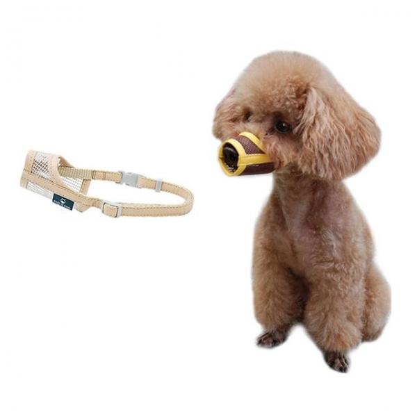 소형견 강아지 입마개 물림 방지 메쉬 짖음방지 산책