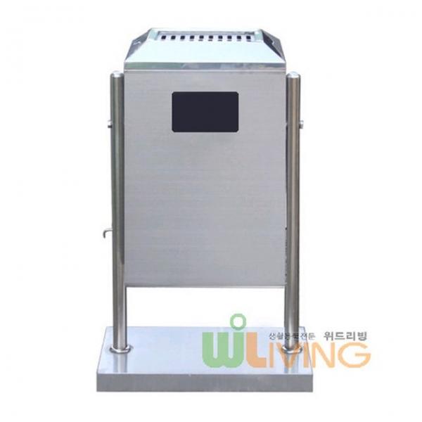 사각행거형 스텐휴지통(400x300x950/85L) 공원 가로용