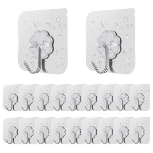 접착식후크 강력 무타공 걸이 고리 20개세트 ANGE-L03