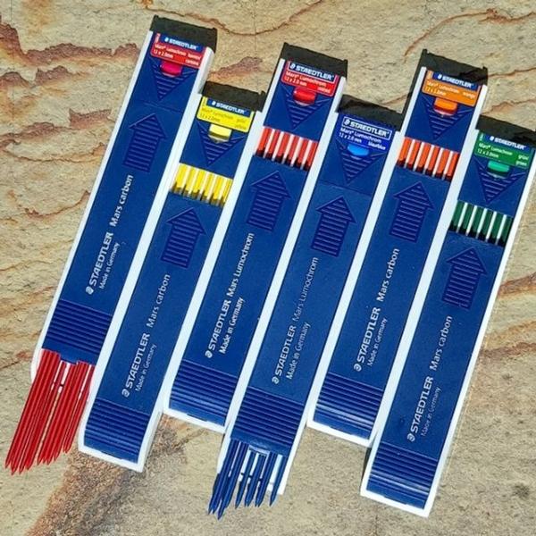 스테들러 Mars Lumochrom 2.0mm 칼라 홀더심