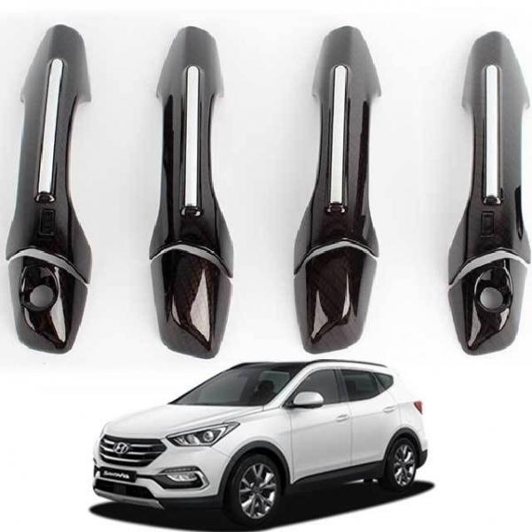 싼타페더프라임 도어캐치커버 카본 도어몰딩