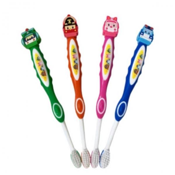 로보카폴리 어린이 피규어 키즈 칫솔 폴리 앰버 4개