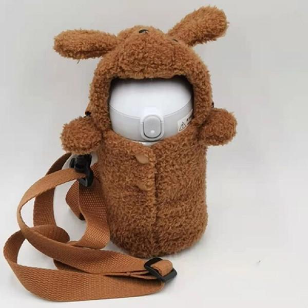 [이거찜]곰돌이 물병스트랩 텀블러 스트랩 물통 보틀 파우치 가방 주머니 물병커버