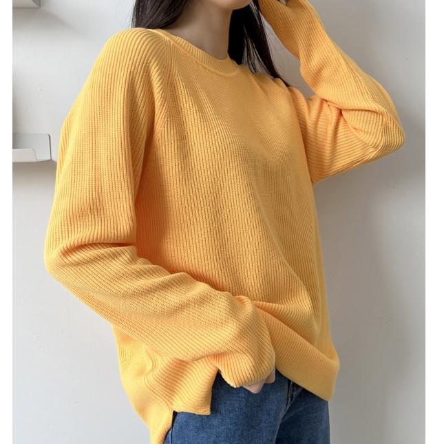 오버핏 여성 니트 가을 겨울 여성 니트티 스웨터 8색