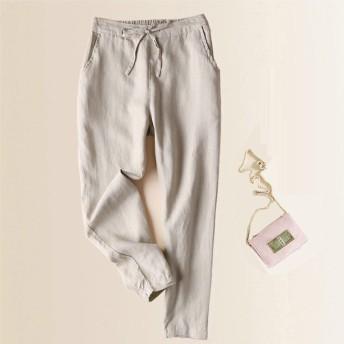 [위드기프트] [슬림효과] 배기핏 린넨팬츠