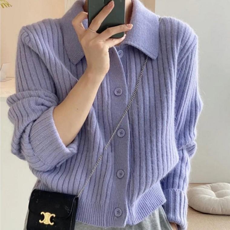 [위드기프트] [색감에반했어]파스텔 카라가디건