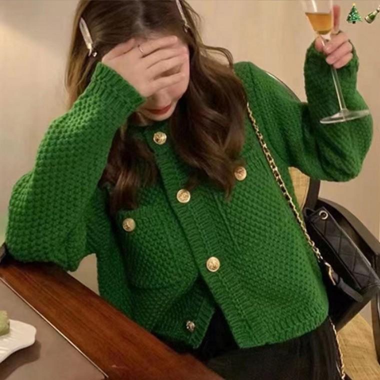 [위드기프트] 아몬 예쁜 색감 와플가디건