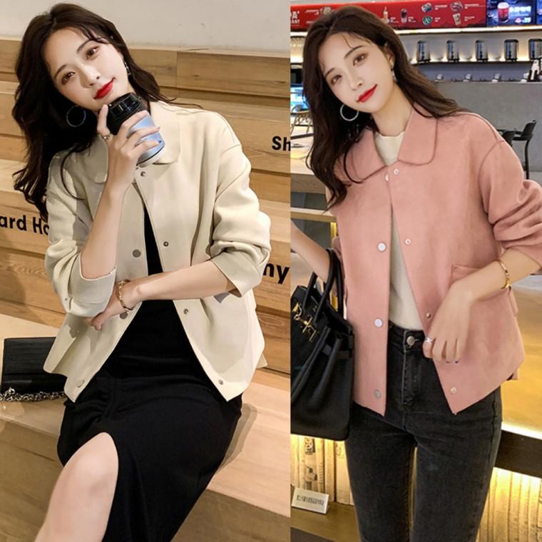 [위드기프트] 소프트 촉감 둥근카라쟈켓