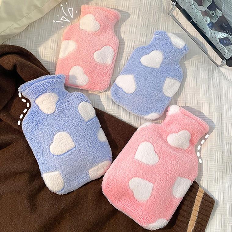 [개미물류] 하트물주머니 캠핑 온열 손난로 온수팩 따뜻한 핫팩 찜질팩 겨울 보온