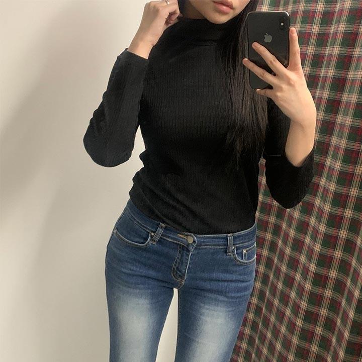 국내산 2사이즈 여성 따뜻한 목폴라 4컬러 2사이즈