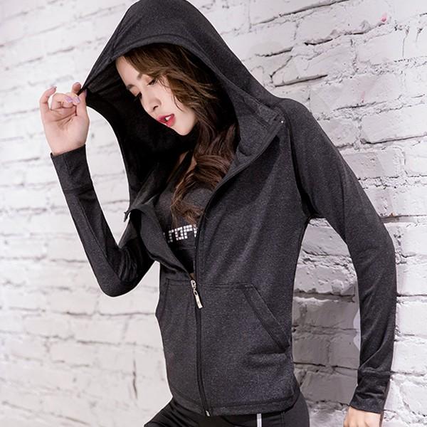 스포츠 후드집업 요가 기능성 트레이닝웨어 FT51HD