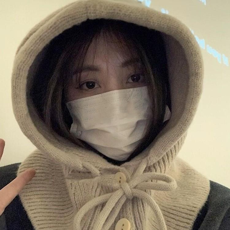 단추리본 바라클라바 후드 모자 버킷햇 챙모자 겨울모자 가을모자 벙거지모자 방한모자 털모자 비니