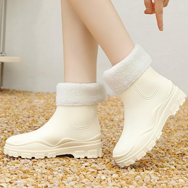 여성 2컬러 데일리 퍼 숏 코지 방한부츠 TAIN350