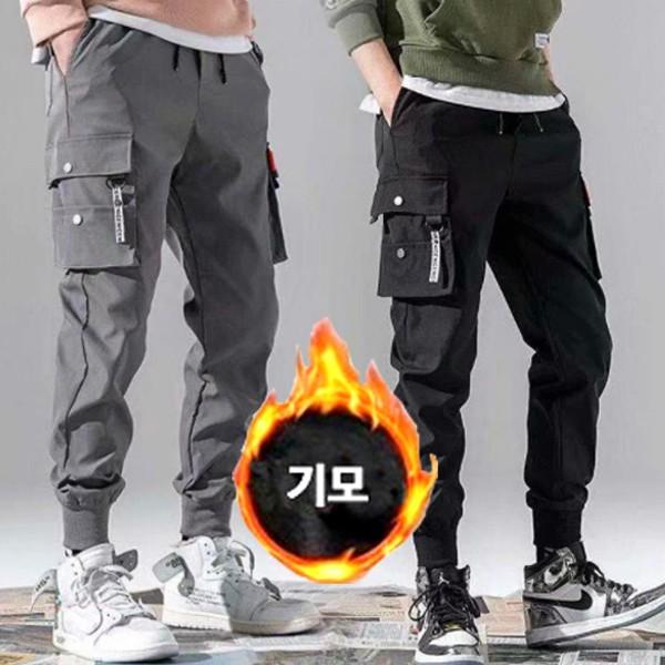 기모바지 털안감 카고 시보리조거팬츠 IS-PA20