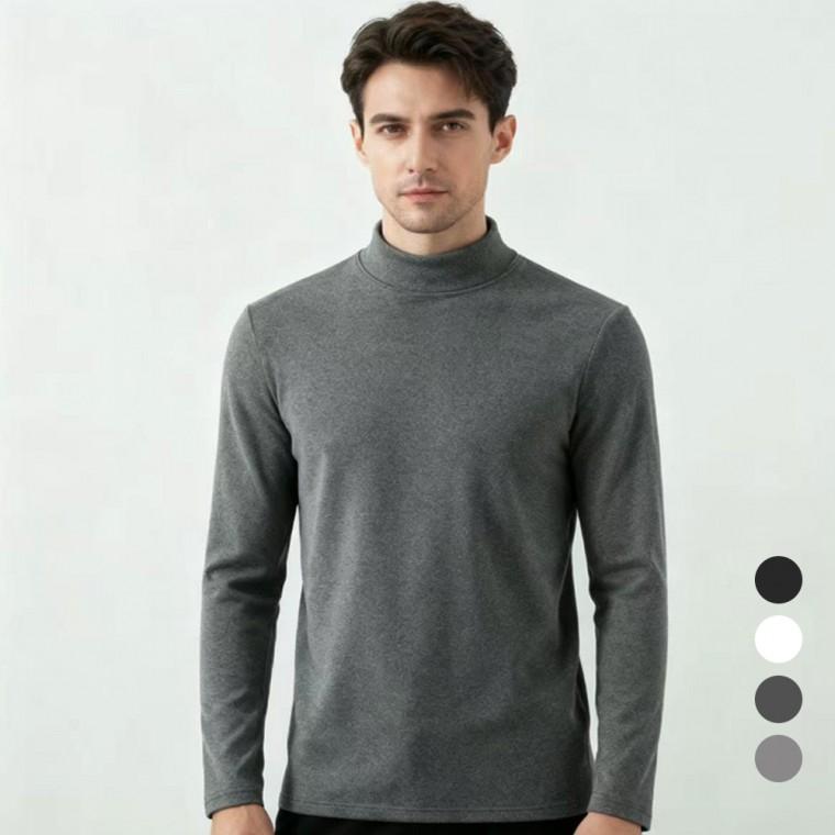 리버드 남성 소프트 기모 하프넥 폴라티 SD-251229