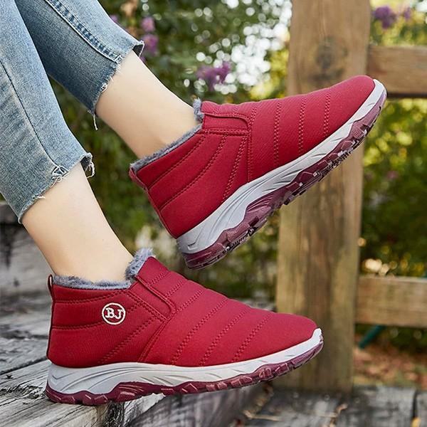 여성 2컬러 쿠션 트레킹 솔 겨울 패딩 부츠 TTM661