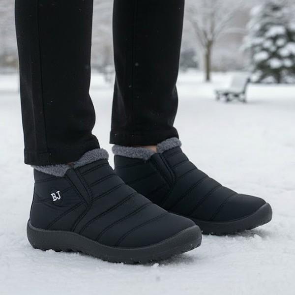 남성 2컬러 미니멀 기모 데일리 부츠 ZG패딩부츠