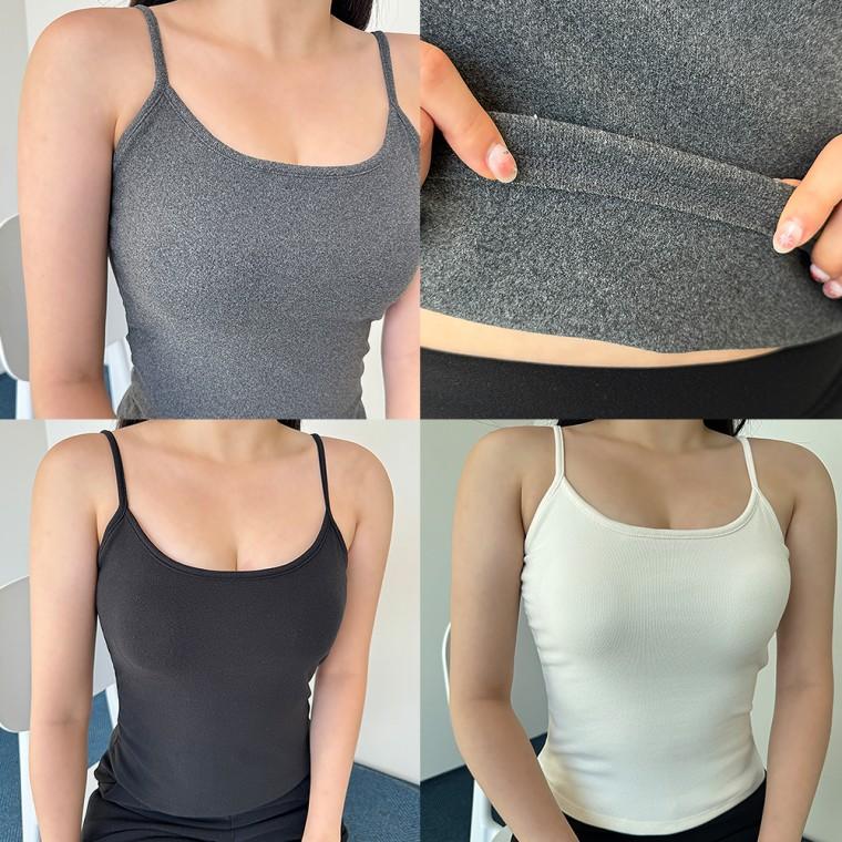 마약발열기모나시 캡내장 부유방커버 슬림 이너 나시