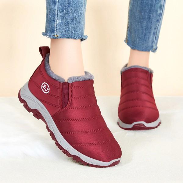 여성 2컬러 데일리 패딩 퍼 안감 방한 부츠 TTM661