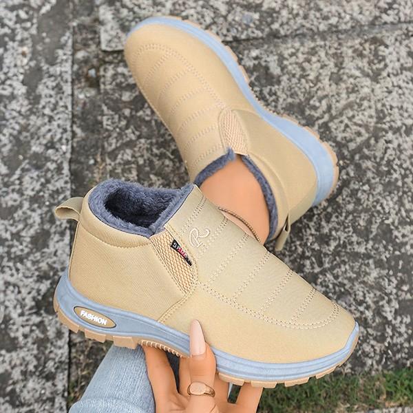 남녀공용 빅사이즈 사이드 밴딩 기모 부츠 ZG-TT24