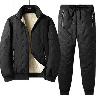 패딩솜 두툼고급융털 상하세트 후드집업 남여공용 오버핏 융털 기모바지