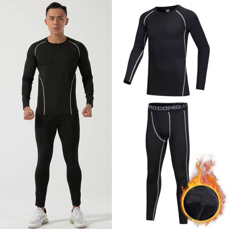 트레이닝 남성 기모이너세트 스포츠레깅스 기모타이즈