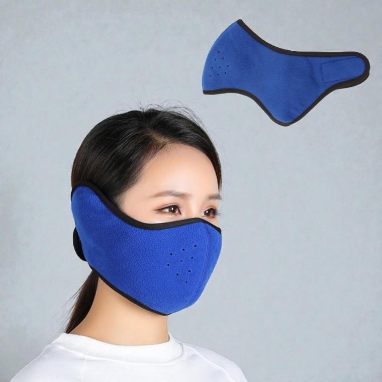 겨울 보온 양면 귀마개 방한 마스크 바이크 안면마스크