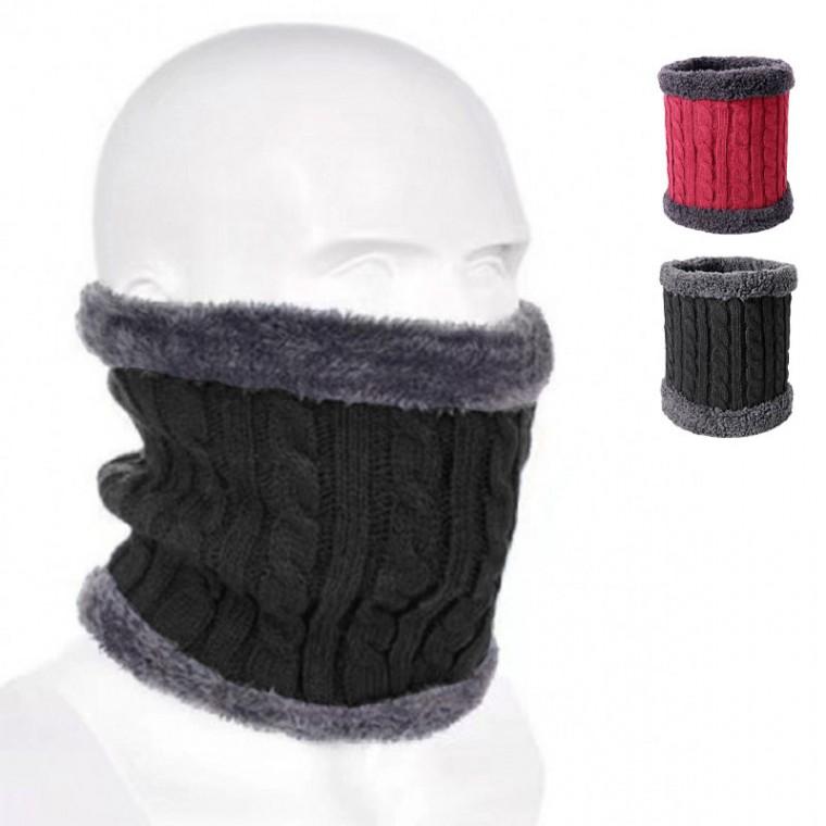 뛰어난 보온성 융털안감 바람막이 니트 넥워머 보온성