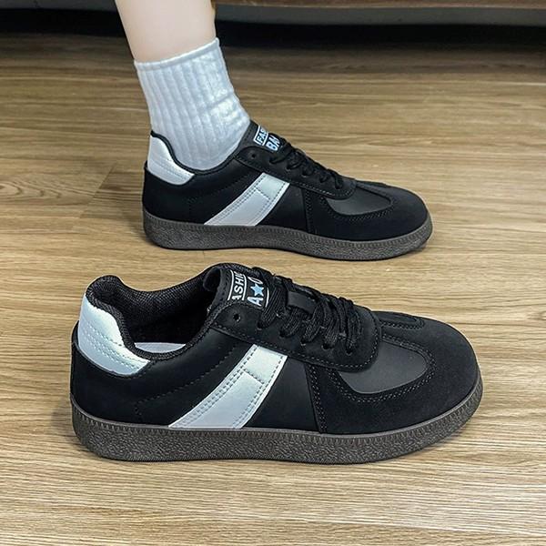 여성 2컬러 레트로 사이드 라인 스니커즈 LK-S602