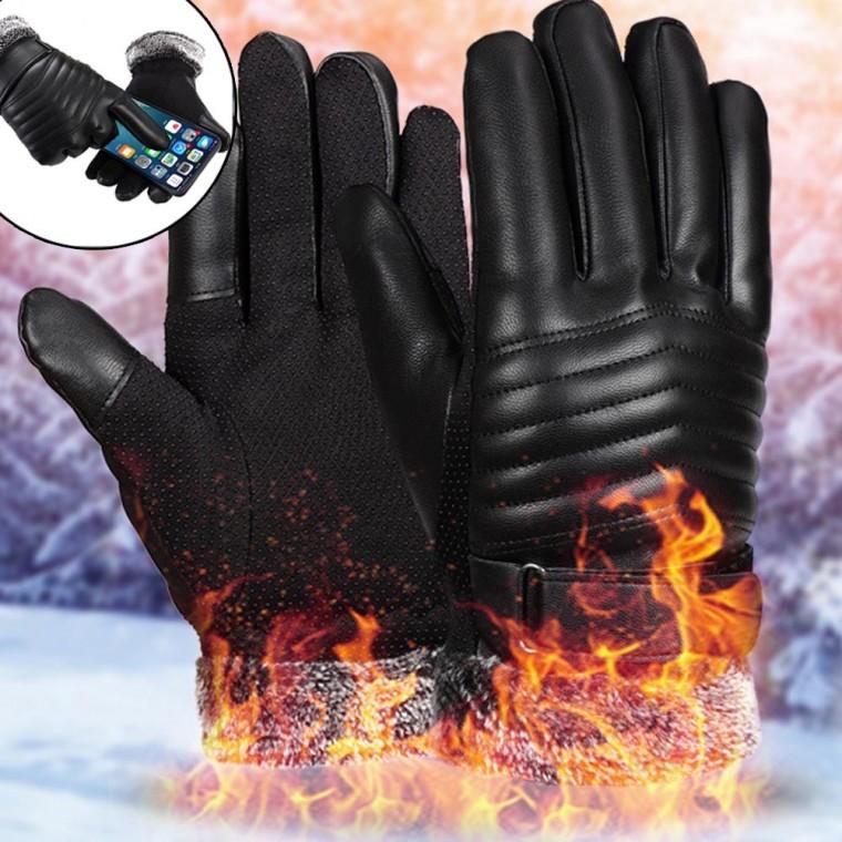 손목퍼 남성스런 장갑 출근룩 보온성 뛰어난 남자가죽