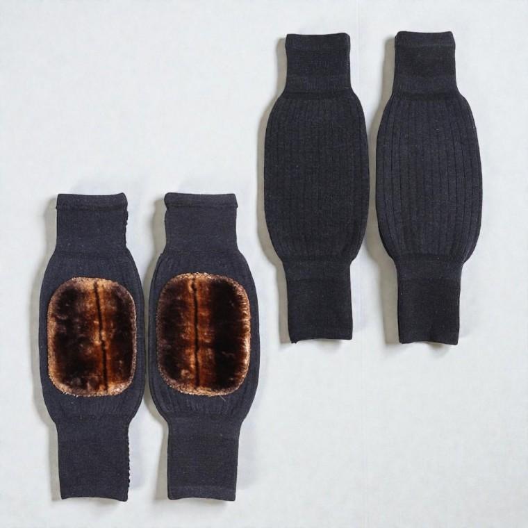 겨울 무릎 보온 기모안감 레그워머 니트 다리토시 보호대 2p