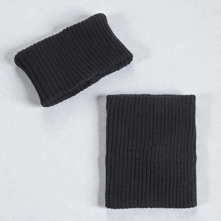 (블랙) 멀티 방한 목토시 니트 넥워머 헤어밴드 비니 모자