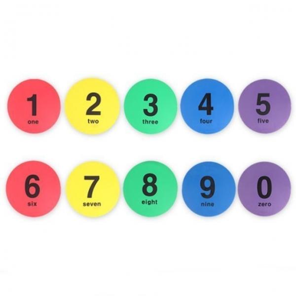 eco365 레인보우 숫자원마커 10개1세트 kc 안전인증