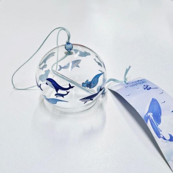 일본 후우링 (돌고래) 풍경종 유리풍경