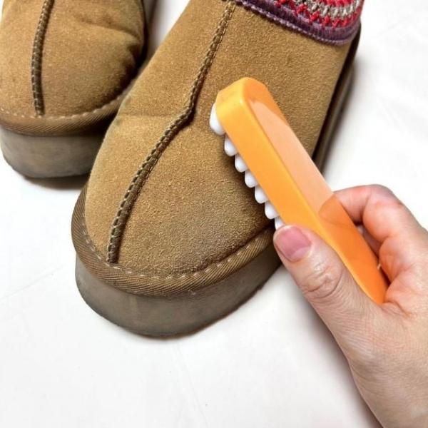 스웨이드 신발 클리너 전용브러쉬 기모 털 제거 먼지 겨울 닦기 세탁 세무 관리