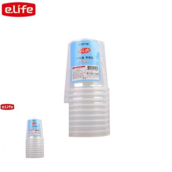 다회용 투명컵 7oz 190ml 10p 시음용컵 요거트컵