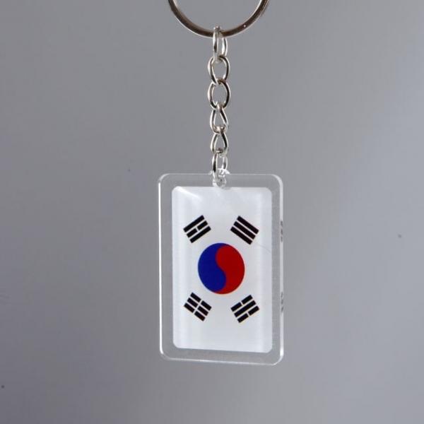 태극기 키링 열쇠고리 기념품