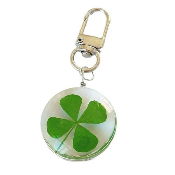 우정행운키링 선물 우정 막은무드 투명한 애착키링 기분좋은