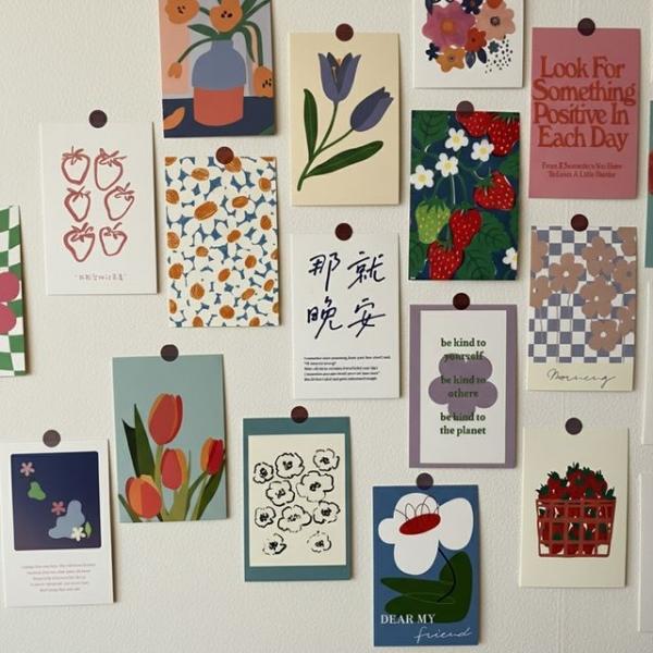 레트로 빈티지 인테리어 포스터 북유럽 엽서 사진 30매세트