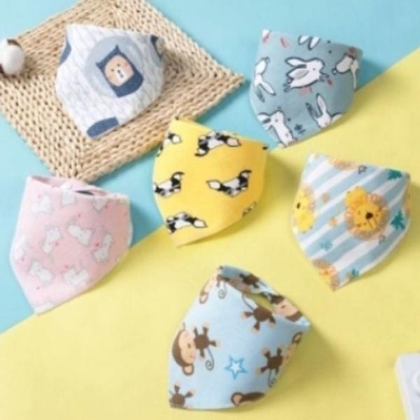 순면 100% 유아 신생아 스카프 침 턱받이 어린이집 생일 답례품 16종