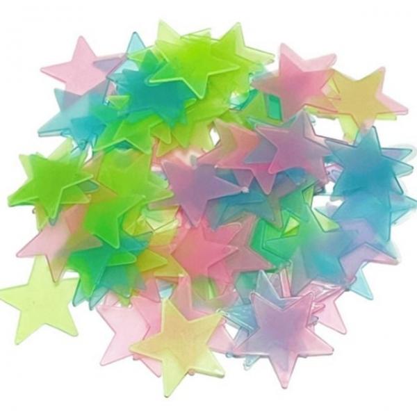 야광 별 스티커 방꾸미기 천장 별스티커 100개 1+1