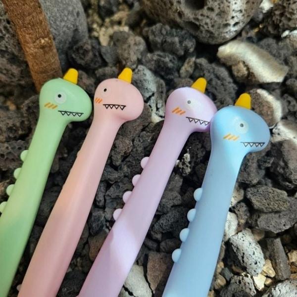 0.5mm 노랑뿔 공룡 볼펜 홍보 증정 선물